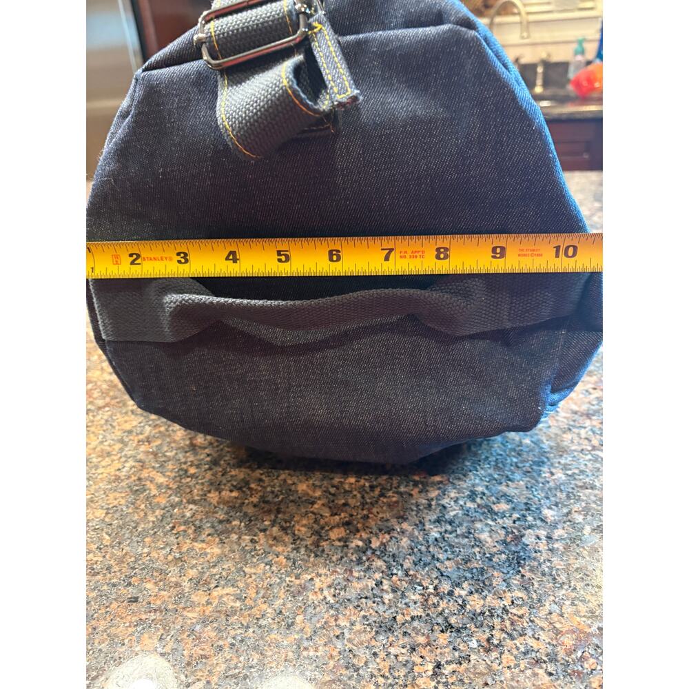 Jean Paul Gaultier pour Vous Denim Weekend Duffel Bag NWOT - Picture 7 of 11